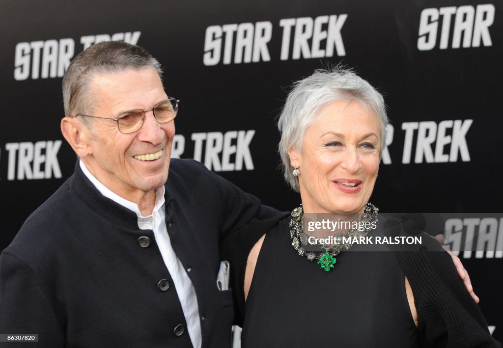 Actor Leonard Nimoy and actress Susan Ba