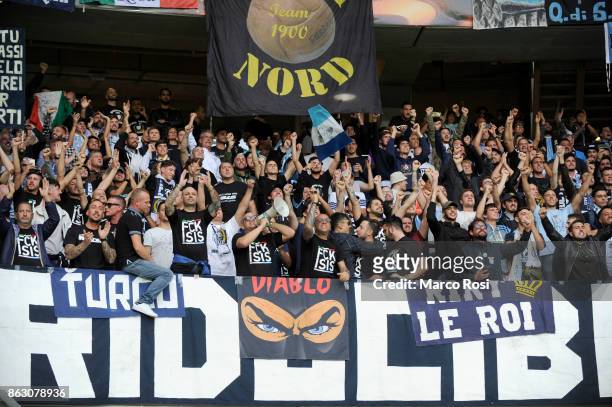 Lazio fan before the UEFA Europa League group K match between OGC Nice and Lazio at Allianz Riviera Stadium on October 19, 2017 in Nice, France.