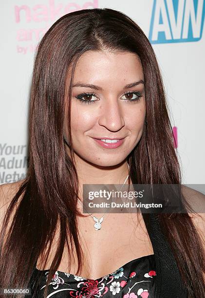 Adult film actress Ann Marie Rios attends the premiere of the documentary "Naked Ambition: An R Rated Look at an X Rated Industry" at Laemmle's...