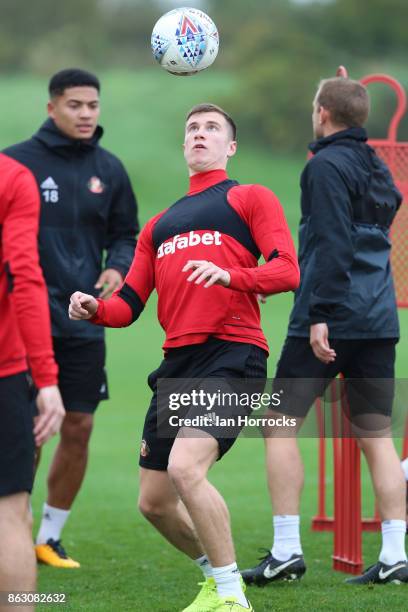 Paddy McNair during a Sunderland AFC training session at The Academy of Light on October 19, 2017 in Sunderland, England.