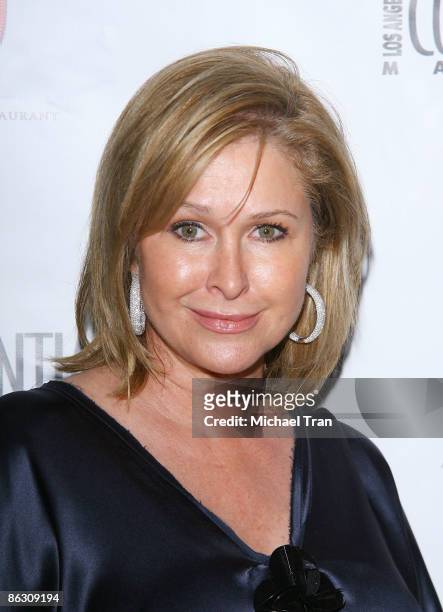 Kathy Hilton arrives to the Los Angeles Confidential Magazine new issue launch party held at XIV Restaurant on April 30, 2009 in West Hollywood,...