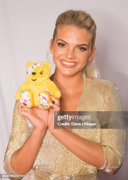 Louisa Johnson is pictured at BBC Children in Need Rocks the 80s at SSE Arena on October 19, 2017 in London, England.