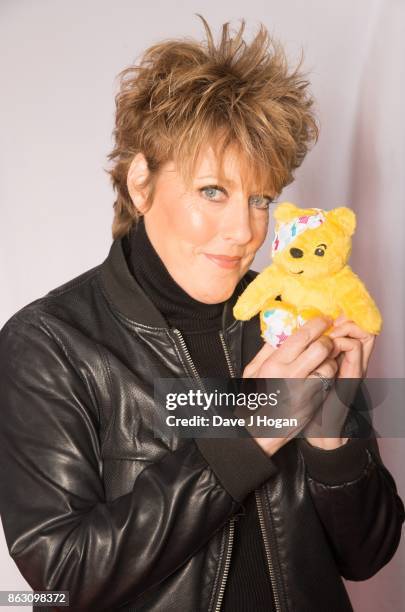 Katrina Leskanich is pictured at BBC Children in Need Rocks the 80s at SSE Arena on October 19, 2017 in London, England.