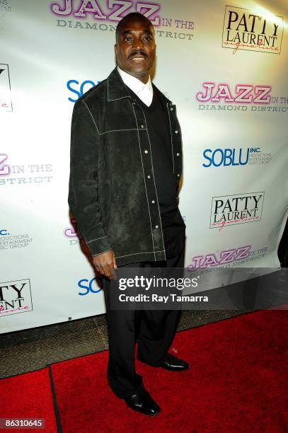 Actor Clifton Powell attends the "Jazz in the Diamond District" New York premiere after party at Merkato 55 on April 30, 2009 in New York City.