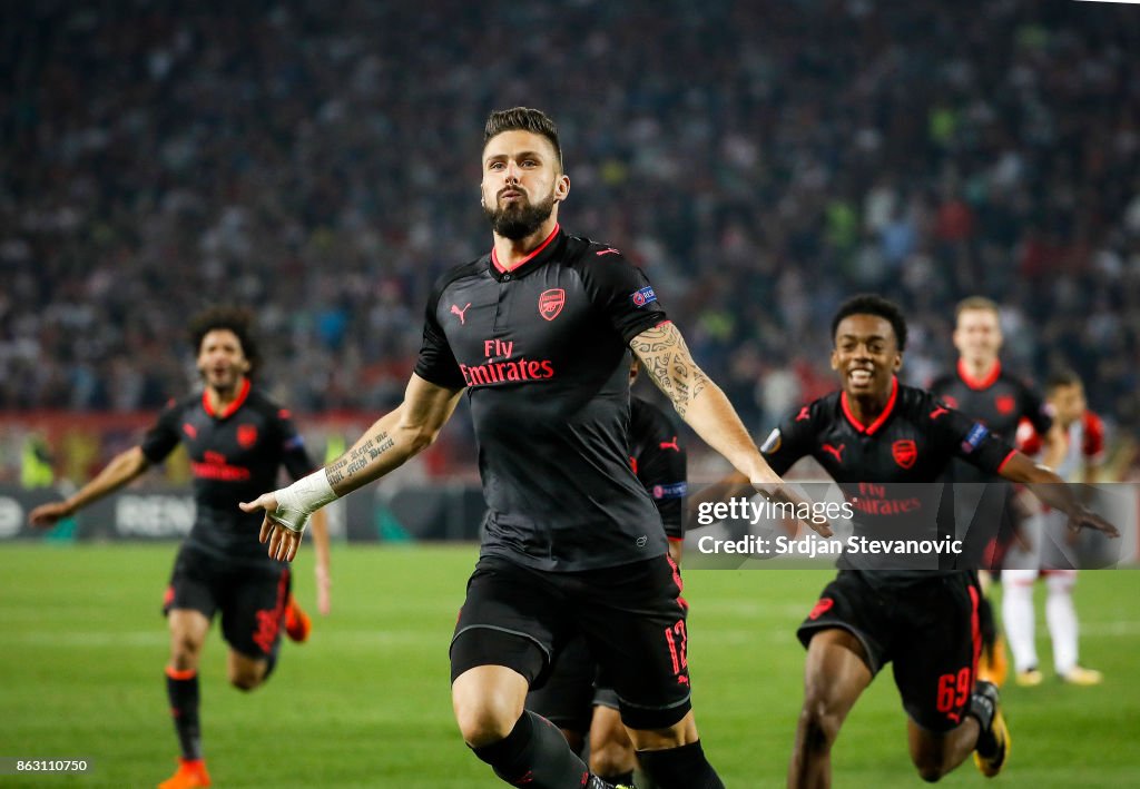 Crvena Zvezda v Arsenal FC - UEFA Europa League