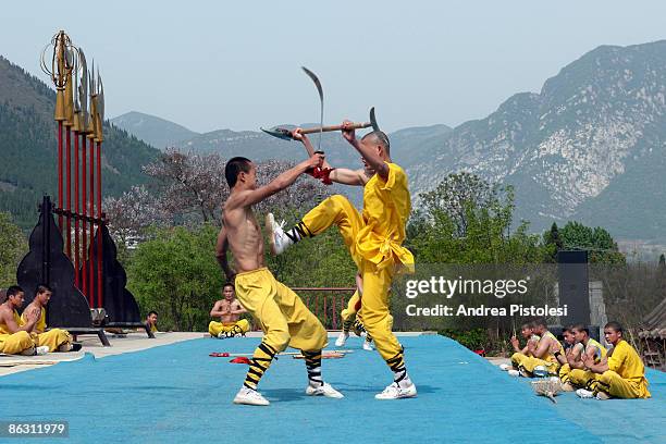 Shaolin Kung Fu show in Defeng. Once upon a time there were Shaolin warrior monks at the monastery in Sun Song forest, which is on one of China's...