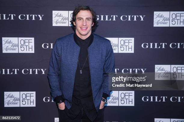 Seattle Seahawks Tight End Luke Willson attends the Saks OFF 5th Seattle VIP Grand Opening Party on October 18, 2017 in Seattle, Washington.
