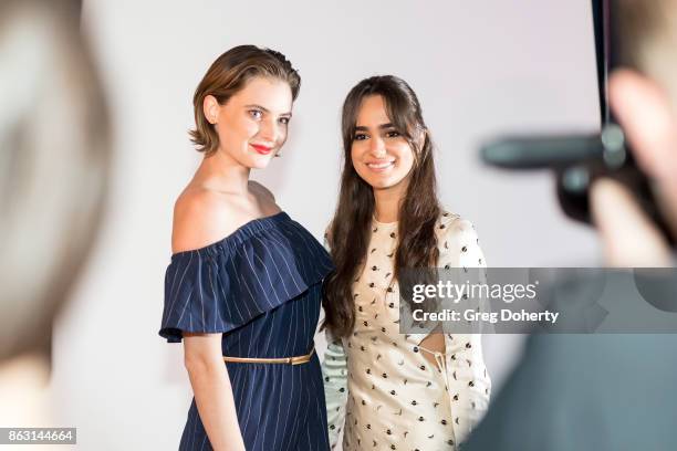 Actresses Madeline Blake and Alicia Sanz attend the Childhelp Hosts An Evening Celebrating Hollywood Heroes at Riviera 31 on October 18, 2017 in...