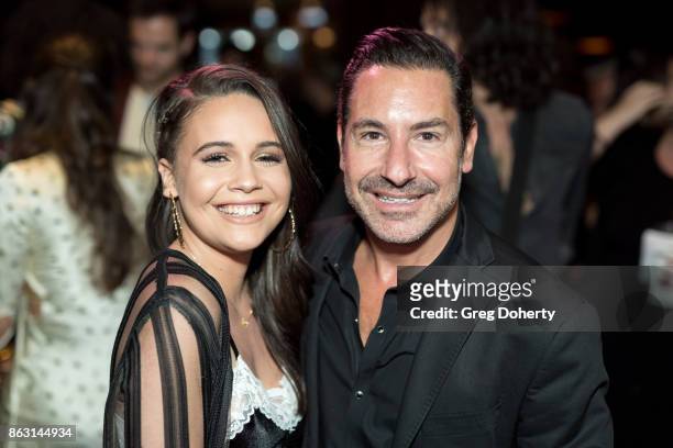 Singer Bea Miller and President and CEO of the Krim Group, Todd Krim arrive for the Childhelp Hosts An Evening Celebrating Hollywood Heroes at...