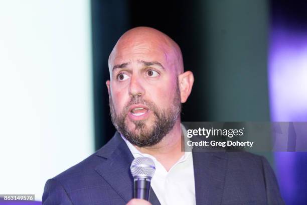 Chief Development Officer at ChildHelp, Inc, Michael Medoro attends the Childhelp Hosts An Evening Celebrating Hollywood Heroes at Riviera 31 on...