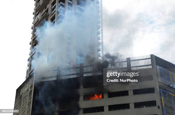 The fire broke out at the 16th floor of the Jeevan Sudha building, which houses the server room of the State Bank of India's global market office at...