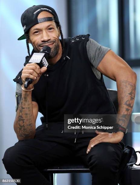 Rapper Redman discusses the show "Scared Famous" at Build Studio on October 19, 2017 in New York City.