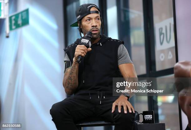 Rapper Redman discusses the show "Scared Famous" at Build Studio on October 19, 2017 in New York City.