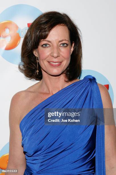 Actress Allison Janney attends the "9 to 5: The Musical" Broadway opening night party at the Marriott Marquis on April 30, 2009 in New York City.