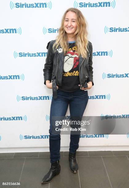 Country music artist Margo Price visits at SiriusXM Studios on October 19, 2017 in New York City.