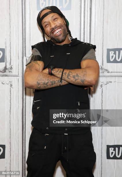 Rapper Redman discusses the show "Scared Famous" at Build Studio on October 19, 2017 in New York City.