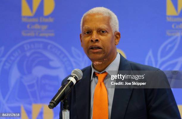 Rep. Hank Johnson speaks during a Congressional field hearing hosted by Rep. Frederica Wilson on nursing home preparedness and disaster response...