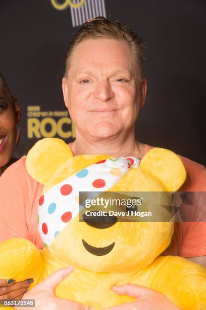 Andy Bell of Erasure is pictured at BBC Children in Need Rocks the 80s at SSE Arena on October 19, 2017 in London, England.