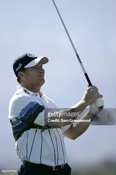 Woody Austin during the fourth round of the Bob Hope Chrysler Classic held at The Classic Club in Palm Desert, California on Saturday, January 21,...