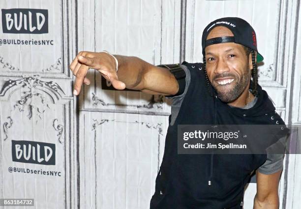 Rapper Redman attends Build to discuss the show "Scared Famous" at Build Studio on October 19, 2017 in New York City.