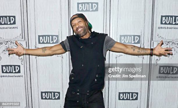 Rapper Redman attends Build to discuss the show "Scared Famous" at Build Studio on October 19, 2017 in New York City.