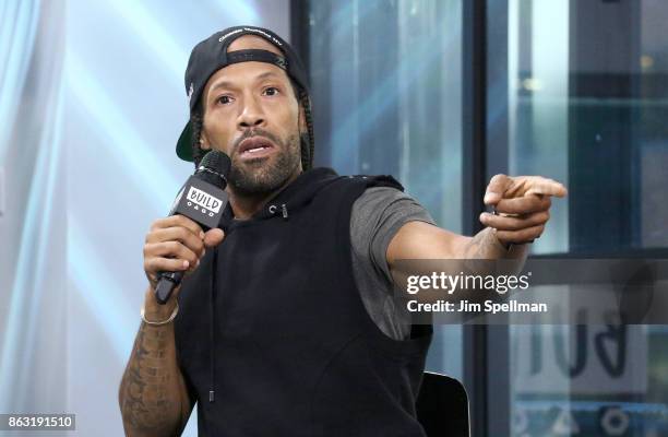 Rapper Redman attends Build to discuss the show "Scared Famous" at Build Studio on October 19, 2017 in New York City.