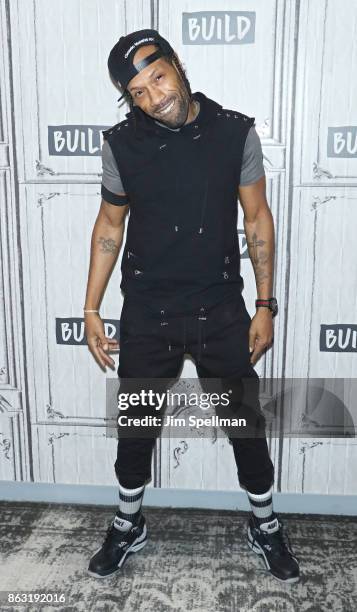 Rapper Redman attends Build to discuss the show "Scared Famous" at Build Studio on October 19, 2017 in New York City.