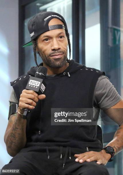 Rapper Redman attends Build to discuss the show "Scared Famous" at Build Studio on October 19, 2017 in New York City.
