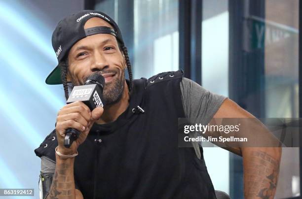 Rapper Redman attends Build to discuss the show "Scared Famous" at Build Studio on October 19, 2017 in New York City.