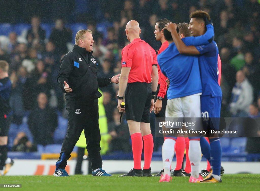 Everton FC v Olympique Lyon - UEFA Europa League