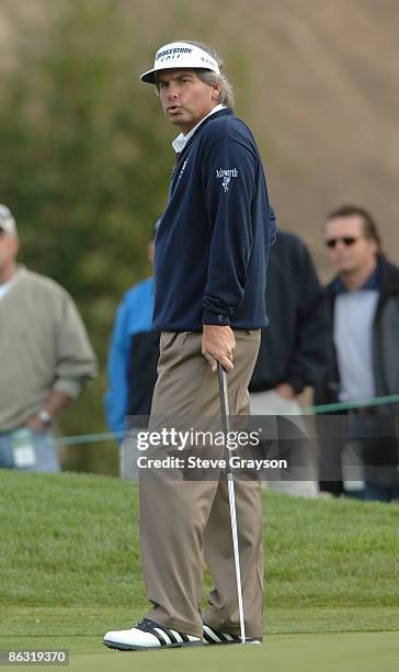 Fred Couples in action during the first round of the 2006 Nissan Open, Presented by Countrywide at Riviera Country Club in Pacific Palisades,...