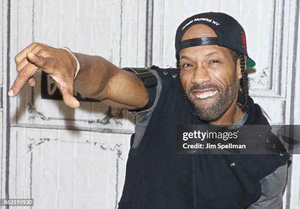 Rapper Redman attends Build to discuss the show "Scared Famous" at Build Studio on October 19, 2017 in New York City.