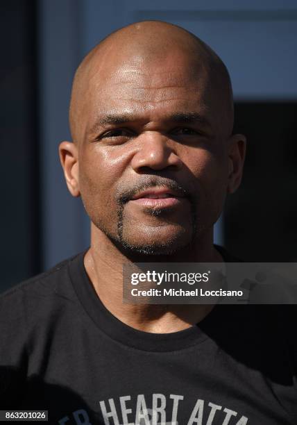 Rapper Darryl DMC McDaniels attends the Grammy Museum Experience Prudential Center ribbon-cutting ceremony at Prudential Center on October 19, 2017...