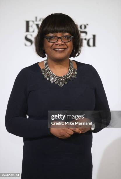 Diane Abbott attends London Evening Standard's Progress 1000: London's Most Influential People event at on October 19, 2017 in London, England.