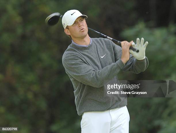 Trahan in action during the first round of the 2006 Nissan Open, Presented by Countrywide at Riviera Country Club in Pacific Palisades, California...