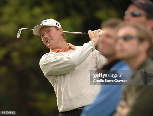 Ernie Els in action during the first round of the 2006 Nissan Open, Presented by Countrywide at Riviera Country Club in Pacific Palisades, California...