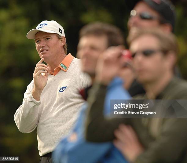 Ernie Els in action during the first round of the 2006 Nissan Open, Presented by Countrywide at Riviera Country Club in Pacific Palisades, California...