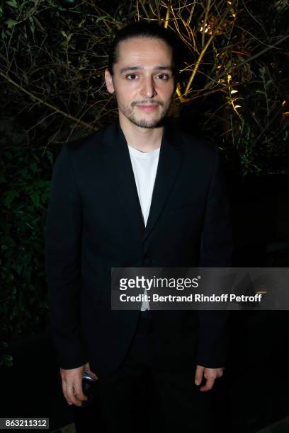 Stylist Olivier Theyskens attends the Art Exhibition Reflexion Redux of Benjamin Millepied and Barbara Kruger at Studio des Acacias on October 19,...