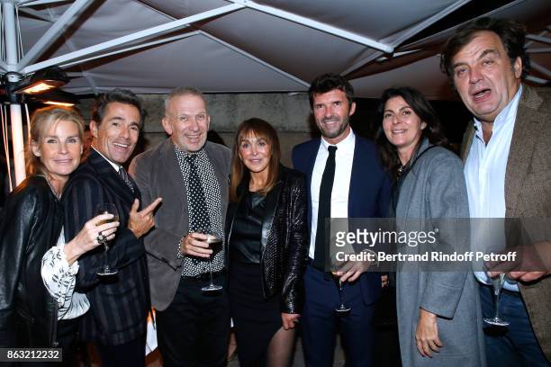 Dominique Van Den Bosch, Elie Top, Jean-Paul Gaultier, Babeth Djian, CEO of Mazarine Group Paul-Emmanuel Reiffers, Denise Vilgrain and her husband...