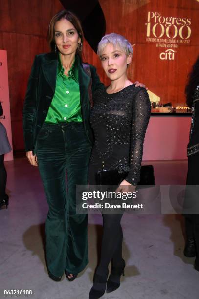 Yasmin Mills and guest attend The London Evening Standard's Progress 1000: London's Most Influential People in partnership with Citi on October 19,...