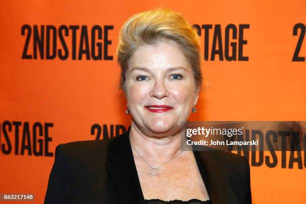 Kate Mulgrew attends the Torch Song" Off-Broadway opening night at Tony Kiser Theatre on October 19, 2017 in New York City.