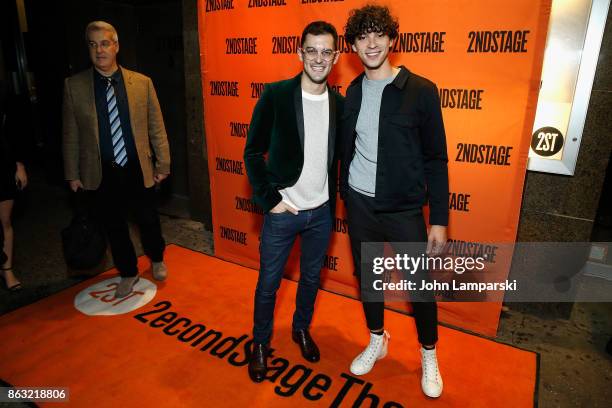 Wesley Taylor attends the Torch Song" Off-Broadway opening night at Tony Kiser Theatre on October 19, 2017 in New York City.