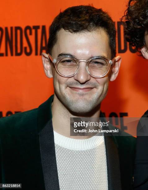 Wesley Taylor attends the Torch Song" Off-Broadway opening night at Tony Kiser Theatre on October 19, 2017 in New York City.