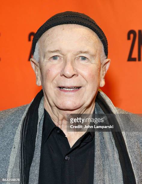 Terrence McNally attends the Torch Song" Off-Broadway opening night at Tony Kiser Theatre on October 19, 2017 in New York City.