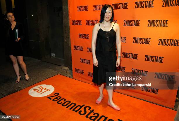 Young Jean Lee attends the Torch Song" Off-Broadway opening night at Tony Kiser Theatre on October 19, 2017 in New York City.