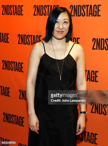 Young Jean Lee attends the Torch Song" Off-Broadway opening night at Tony Kiser Theatre on October 19, 2017 in New York City.