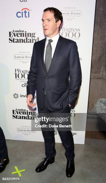 George Osborne attends The London Evening Standard's Progress 1000: London's Most Influential People in partnership with Citi on October 19, 2017 in...