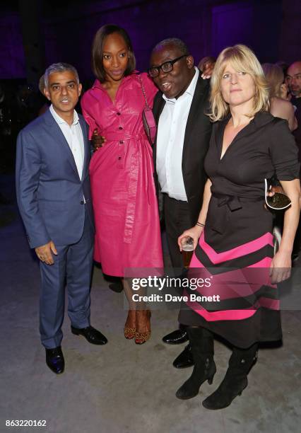 Sadiq Khan, Vanessa Kingori, Edward Enninful and Rachel Johnson attend The London Evening Standard's Progress 1000: London's Most Influential People...