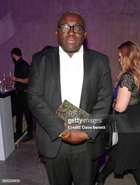 Edward Enninful attends The London Evening Standard's Progress 1000: London's Most Influential People in partnership with Citi on October 19, 2017 in...