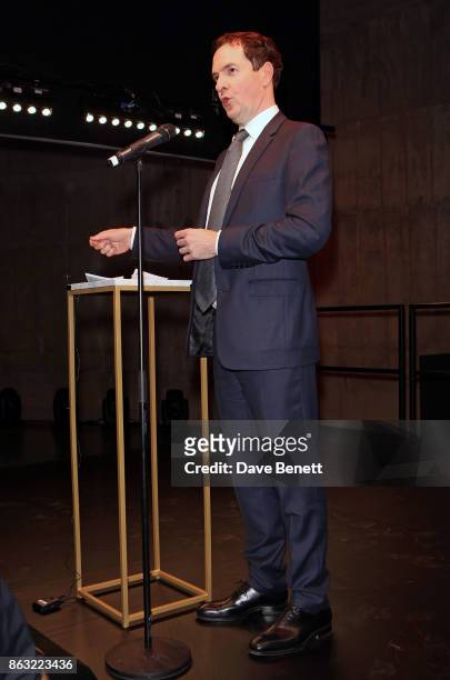 George Osborne attends The London Evening Standard's Progress 1000: London's Most Influential People in partnership with Citi on October 19, 2017 in...